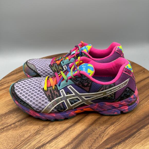 ASICS Gel Noosa Tri 8 Shoes Womens Size 8.5 Purple Running Comfort Walking Gym - Picture 3 of 8
